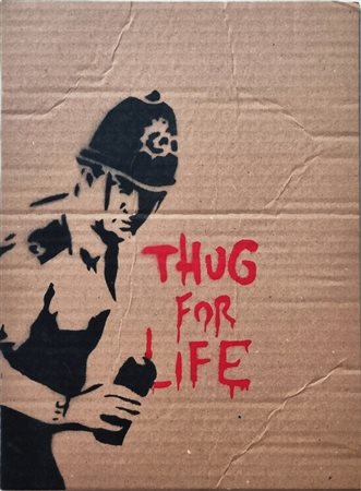 BANKSY Regno Unito XX sec. "Thug for life"