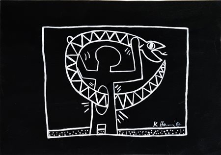 HARING KEITH Pennsylvania 1958 - New York 1990 "Senza titolo"