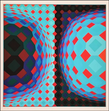 VASARELY VICTOR Ungheria 1906 - Parigi 1997 "Senza titolo"