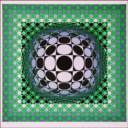 VASARELY VICTOR Ungheria 1906 - Parigi 1997 "Senza titolo"