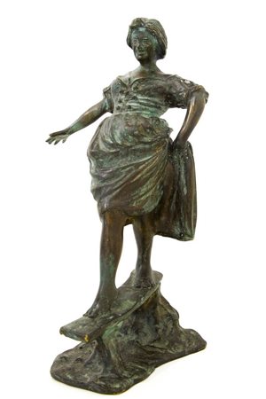 Francesco  Parente (Napoli 1885-Napoli 1969)  -  Donna in equilibrio, primi 20° secolo