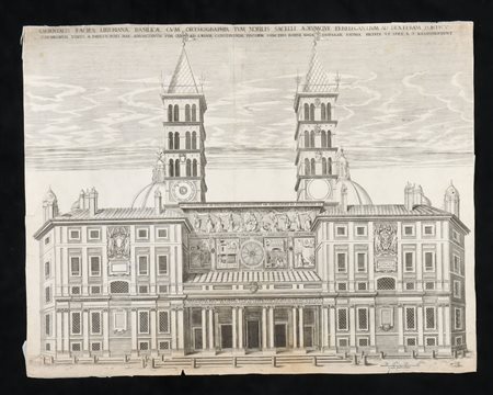 
Veduta della Facciata orientale della Basilica di Santa Maria Maggiore 1621
 