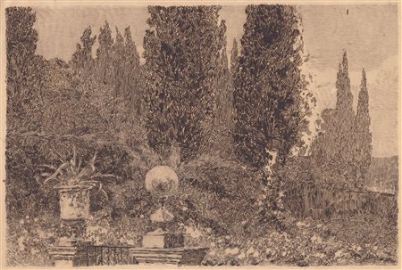 FRANCESCO VITALINI (Fiordimonte, 1865 - Dolomiti, 1905) 
Villa Colonna 1902
 