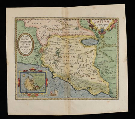 Abraham Ortelius (1527 - 1598) 
Latium 
 