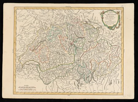  
Carte des XIII. Cantons Suisses, leurs Allies et leurs Sujets 
 