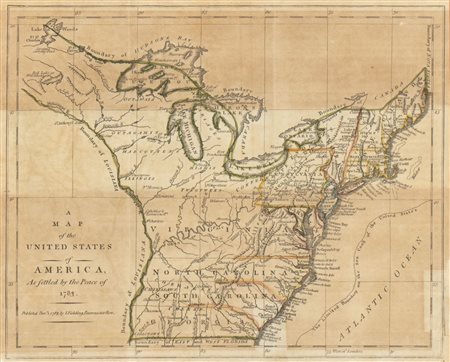  
A Map of the United States of America as settled by the Peace of 1783. 1785
 