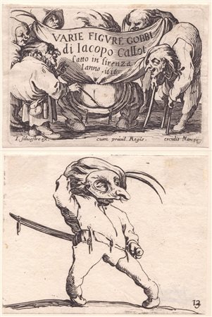 Jacques Callot (1592 - 1635) 
Varie figure gobbi di Iacopo Callot 
 