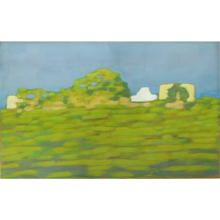 Santi Alleruzzo (Messina 1929-Villa San Giovanni 2006)  - Paesaggio, 1992