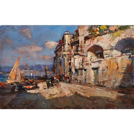 Vincenzo Aprile (Napoli 1952)  - Scorcio marino