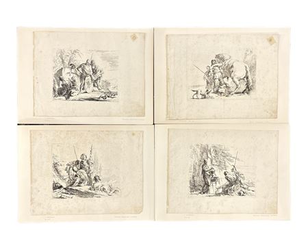 Giovan Battista Tiepolo (1696 - 1770) Vari Capricci 1740-1743 o successivi...