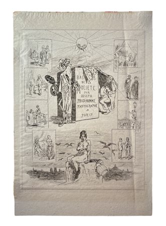 Félicien Rops (1833 - 1898) Le bas fond de la société 1864 heliogravure 208 x...