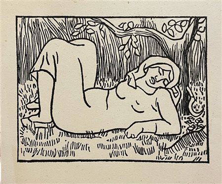 Aristide Maillol (1861 - 1944) Le sommeil sous les arbres or Facheuse...