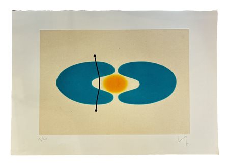 Victor Pasmore (1908 - 1998) Composizione 1989 acquatinta su carta 54 x 77 cm...