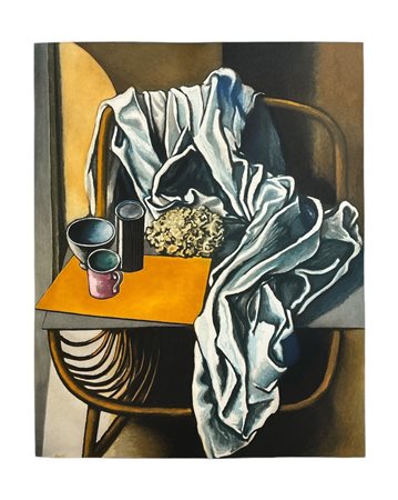 Renato Guttuso (1911 - 1987) Natura morta con spugna e drappo acquaforte,...