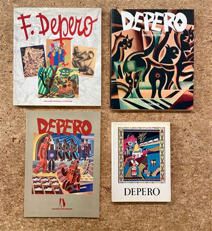 FORTUNATO DEPERO - Lotto unico di 4 cataloghi