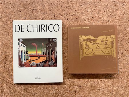 GIORGIO DE CHIRICO - Lotto unico di 2 cataloghi: