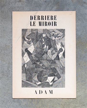 ADAM HENRI GEORGESDerrière le miroir1949Periodico, n. 2438 x 28 cmMaeght...