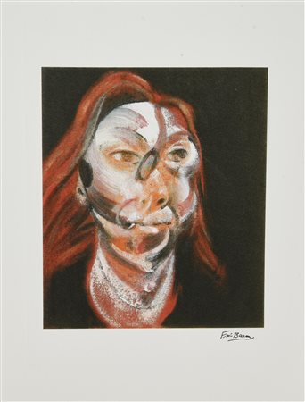 D'apres Francis Bacon PORTRAIT OF ISABELLE RAWSTHORNE fototipo eliografico su...