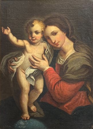  
Madonna con bambino Scuola italiana, fine XVII secolo
olio su tela 56 x 43cm