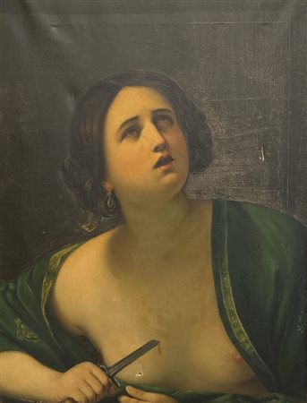  
La morte di Lucrezia XIX secolo
olio su tela 83 x 66 cm
