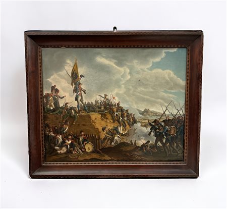  
Battaglia napoleonica Scuola Francese - inizi del XIX secolo
olio su tela 60 x 73 cm