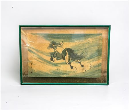  
Cavallo al galoppo Cina, XIX - XX secolo
 50 x 83,5cm