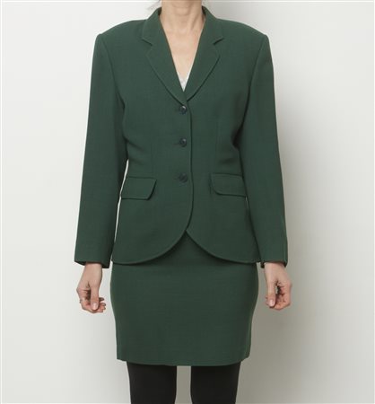 KENZO - Tailleur verde.