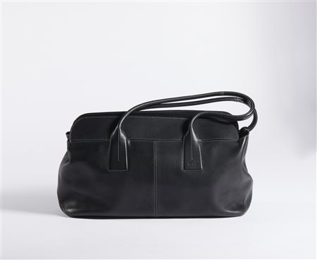 TOD'S - Borsa in pelle nera.