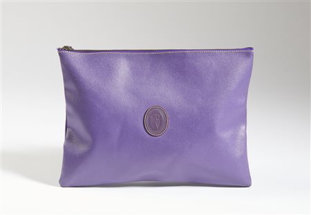 TRUSSARDI (n. 1911) - Pochette viola.