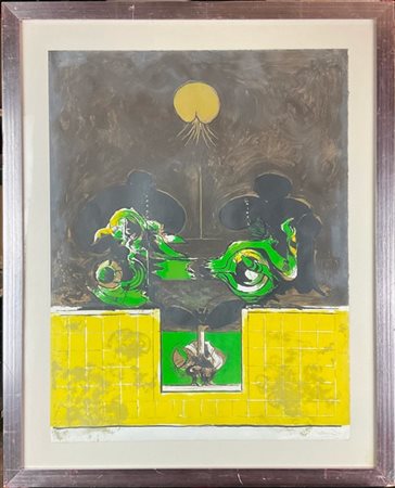 Graham Sutherland "The Breach" 1975
litografia a colori
cm 65x50
firmata e numer