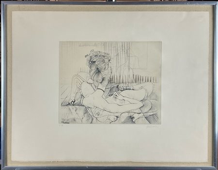 Hans Bellmer "Le mieux partagée" (1970 circa)
acquaforte
(lastra cm 27,5x33,5; f