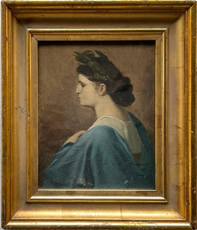 Ignoto della fine del XIX secolo

"Ritratto di donna laureata" 1890
olio su tav