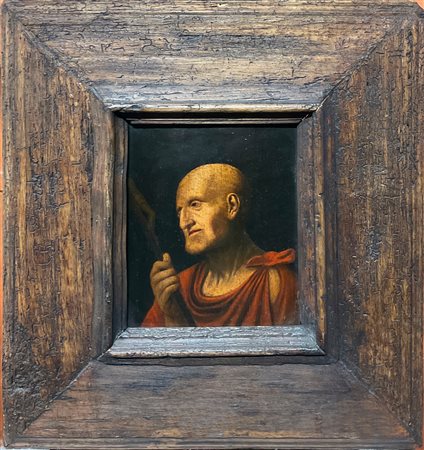 Ignoto
Antico dipinto raffigurante "San Girolamo"
olio su tavola (cm 24,5x20)
i