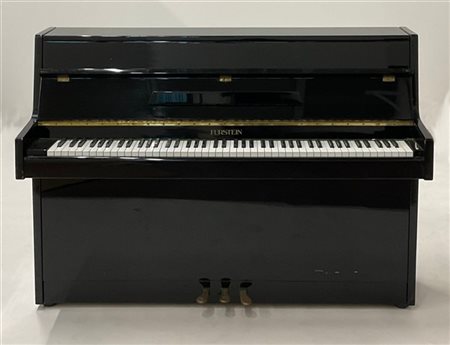 Pianoforte verticale Furstein laccato nero, produzione Farfisa, Italia, probabi