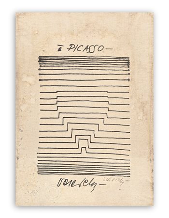 VICTOR VASARELY (1906-1997) - À Picasso, 1973 circa