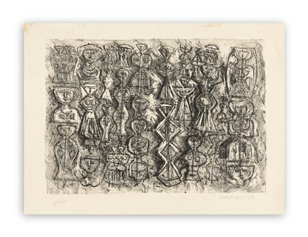 MASSIMO CAMPIGLI (1895-1971) - Folla di donne, 1959