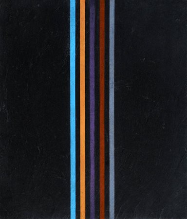 ELIO MARCHEGIANI 1929 " Grammature di colore ", 1977 Tecnica mista su tavola,...