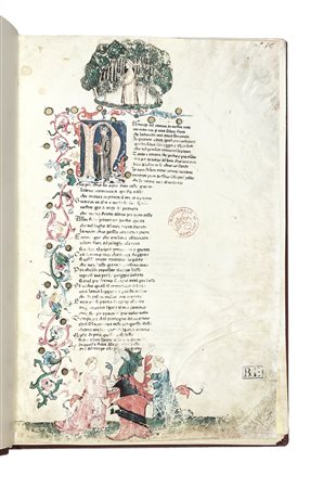 Alighieri Dante, Dante Estense. Ms a.R.4.8. (Ital. 474). S.l.: Priuli &...