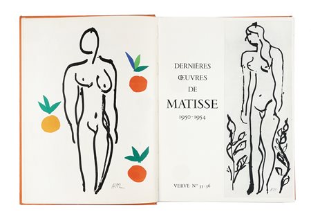 Matisse Henri, Verve. Vol. IX, nn. 35-36. Dernières oeuvres de Matisse....