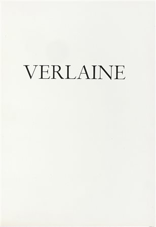 Verlaine Paul, Poesie. Milano: Edizioni della Conchiglia, 1945. In-folio (mm...