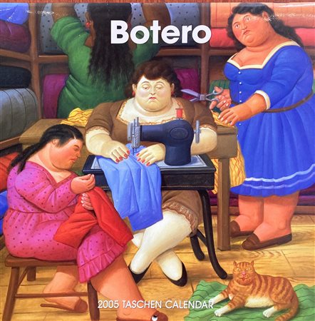 Da Fernando Botero CALENDARIO anno 2005, cm 30x30 raffigurante i dipinti del...