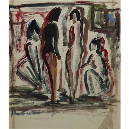 Sebastiano Costantino - Gruppo di donne, 1967