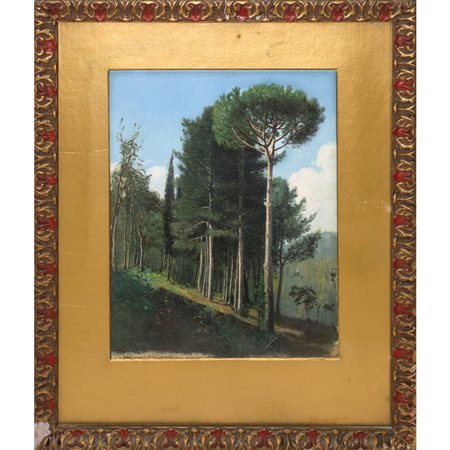 Paesaggio con alberi