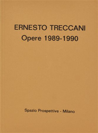 LOTTO DI LIBRI SU ERNESTO TRECCANI composto da: -Ernesto Treccani: Opere...