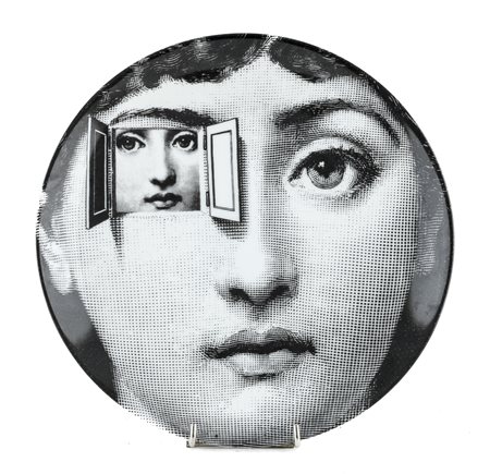 PIATTO DI PIERO FORNASETTI, ANNI '80