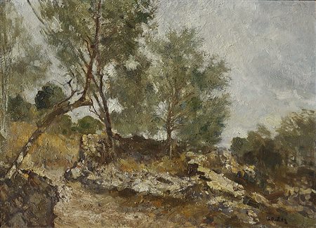 Attilio Pratella (1856 - 1949) 
Paesaggio, 1941