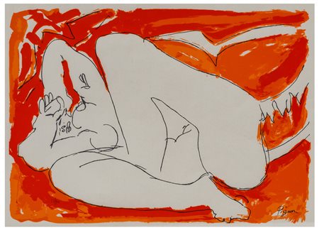 Edouard Pignon (1905 - 1993) 
Nudo femminile