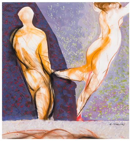 Antonio Masini (1933 - 2018) 
Due figure