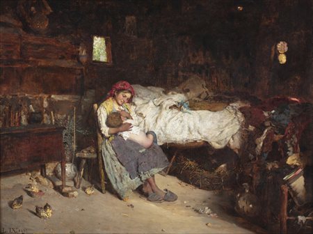 Luigi Nono (1850 - 1918) 
Vice mamma, 1882