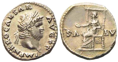 Nero (54-68), Denarius, Rome, AD 67-68; AR (g 3,45; mm 18,75)